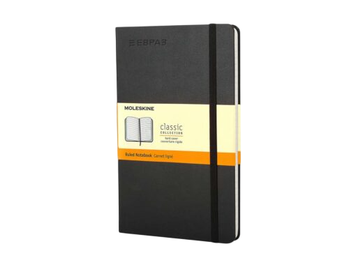 Записная книжка А5 (Large) Classic (в линейку) чёрный